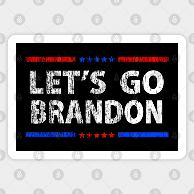 Let's Go Brandon Patriotic FJB Sticker by iceiceroom